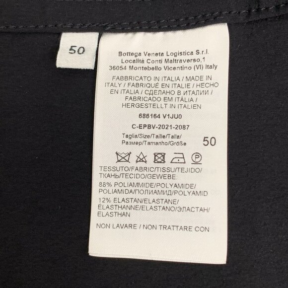 Bottega Veneta Black Double-Breasted Suit Jacket Size 50 Made In Italy - Picture 3 of 6